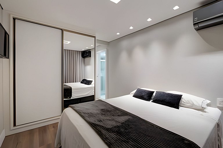 Apartamento beira mar com Terraço Gourmet