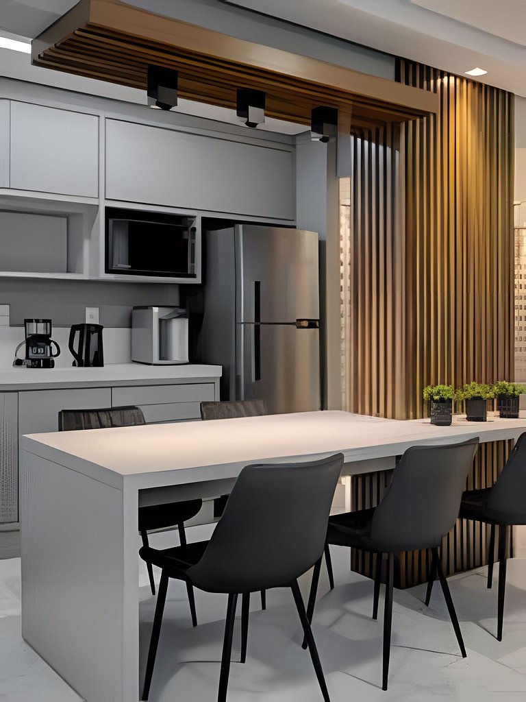 Apartamento beira mar com Terraço Gourmet