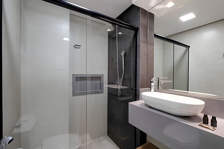 Apartamento beira mar com Terraço Gourmet