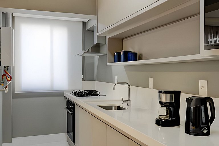 Apartamento beira mar com Terraço Gourmet