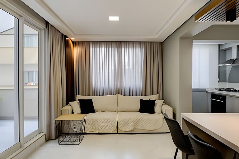 Apartamento beira mar com Terraço Gourmet