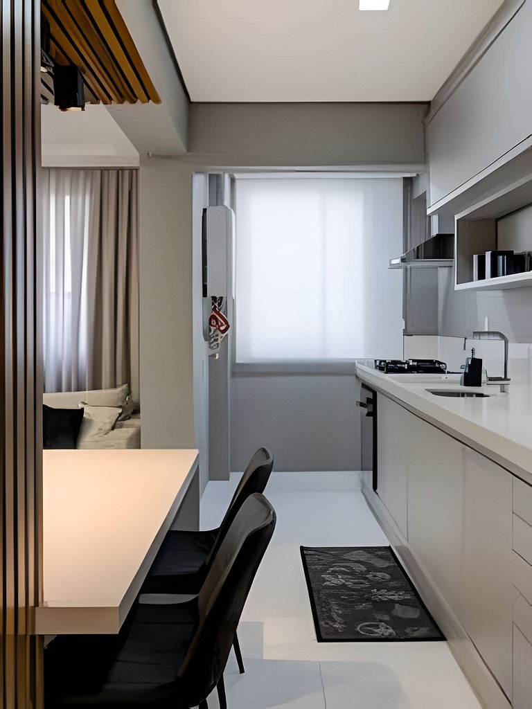 Apartamento beira mar com Terraço Gourmet