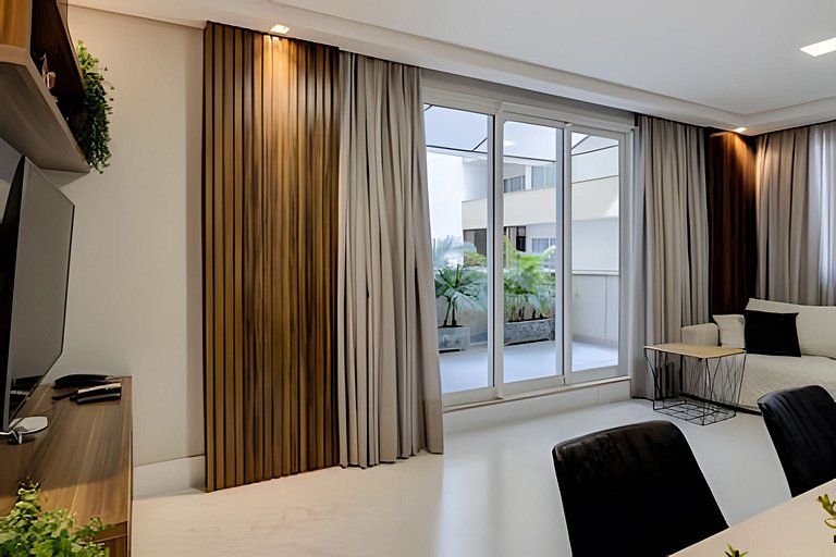 Apartamento beira mar com Terraço Gourmet