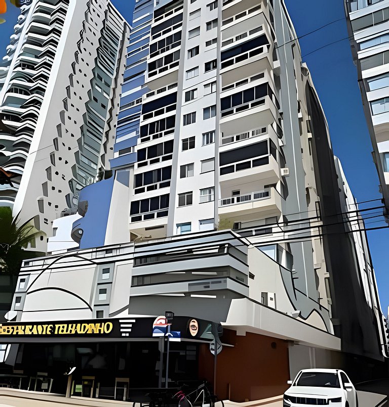 Luxo com Vista mar lateral em todos os cômodos