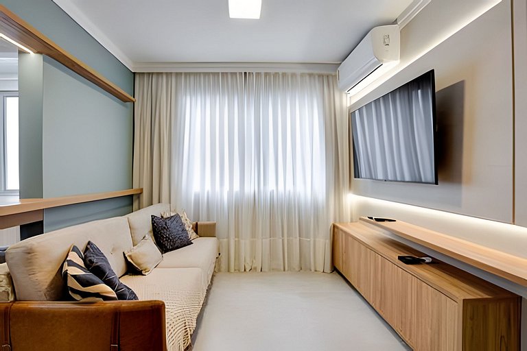 Luxo com Vista mar lateral em todos os cômodos