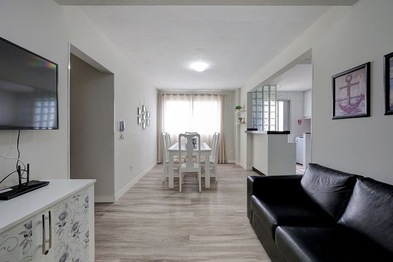 Quadra mar, andar alto, c/ garagem