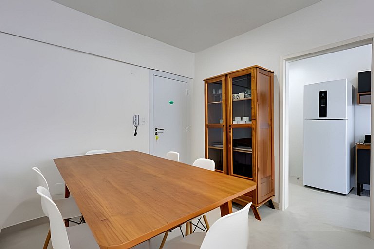 Vista lateral do mar região central