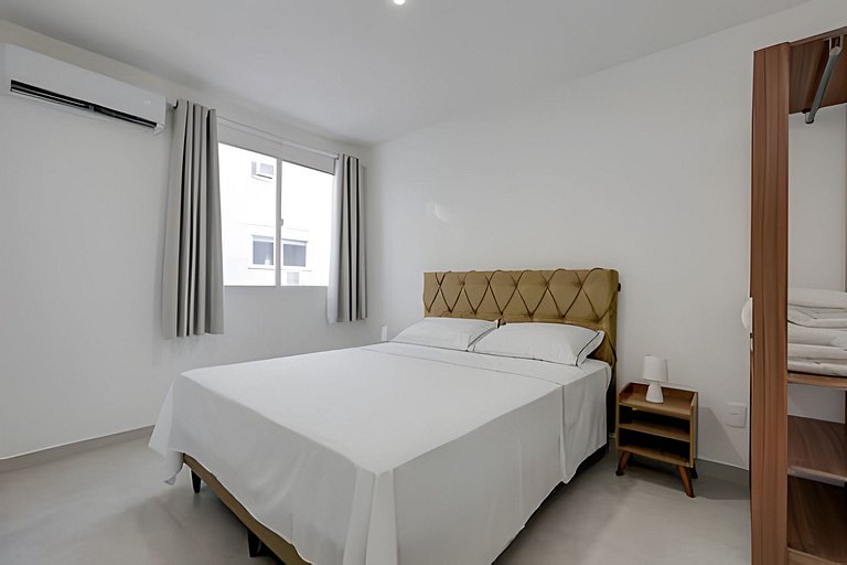 Vista lateral do mar região central