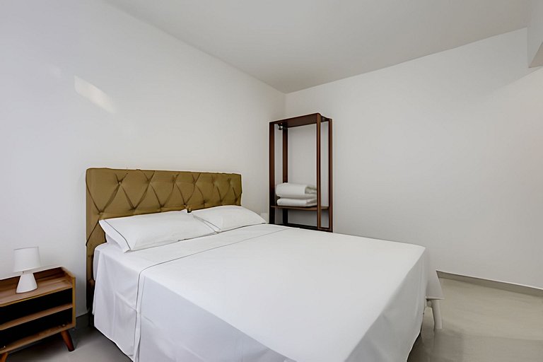 Vista lateral do mar região central