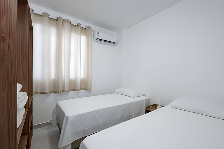 Vista lateral do mar região central