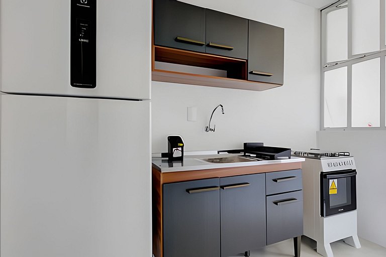 Vista lateral do mar região central