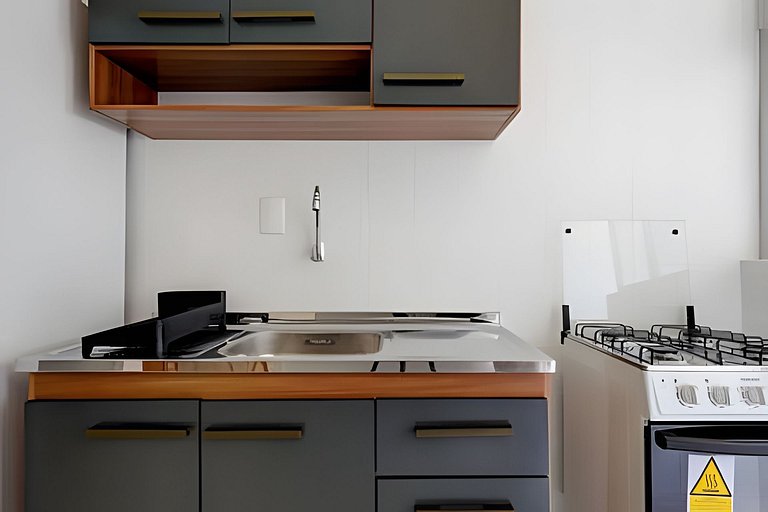 Vista lateral do mar região central