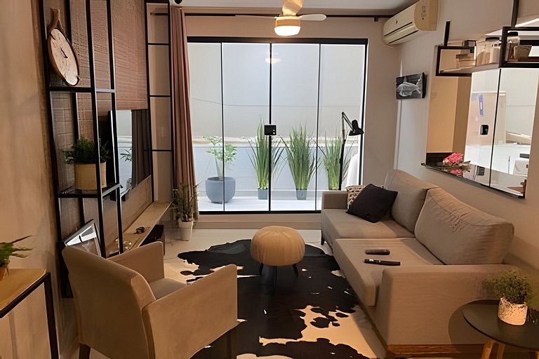 Apartamento quadra Mar com garagem