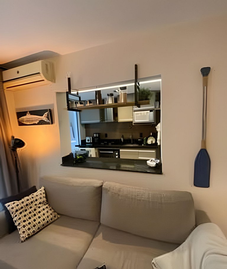 Apartamento quadra Mar com garagem
