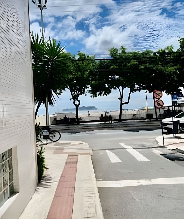 Apartamento quadra Mar com garagem
