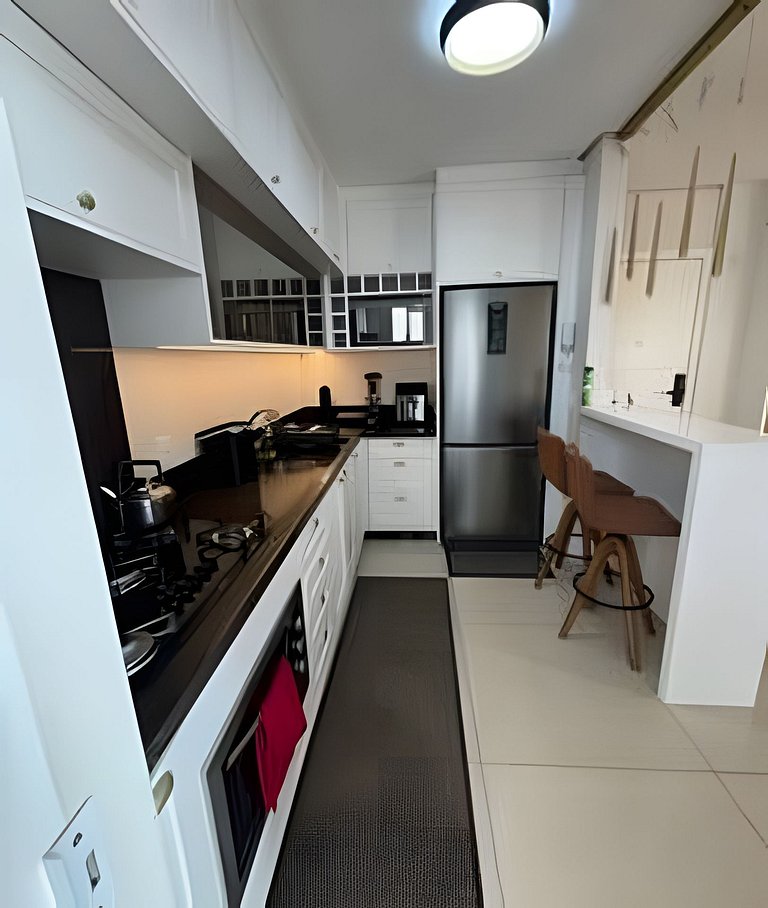 Apartamento 3 suítes Vista do Mar Com 2 Garagem