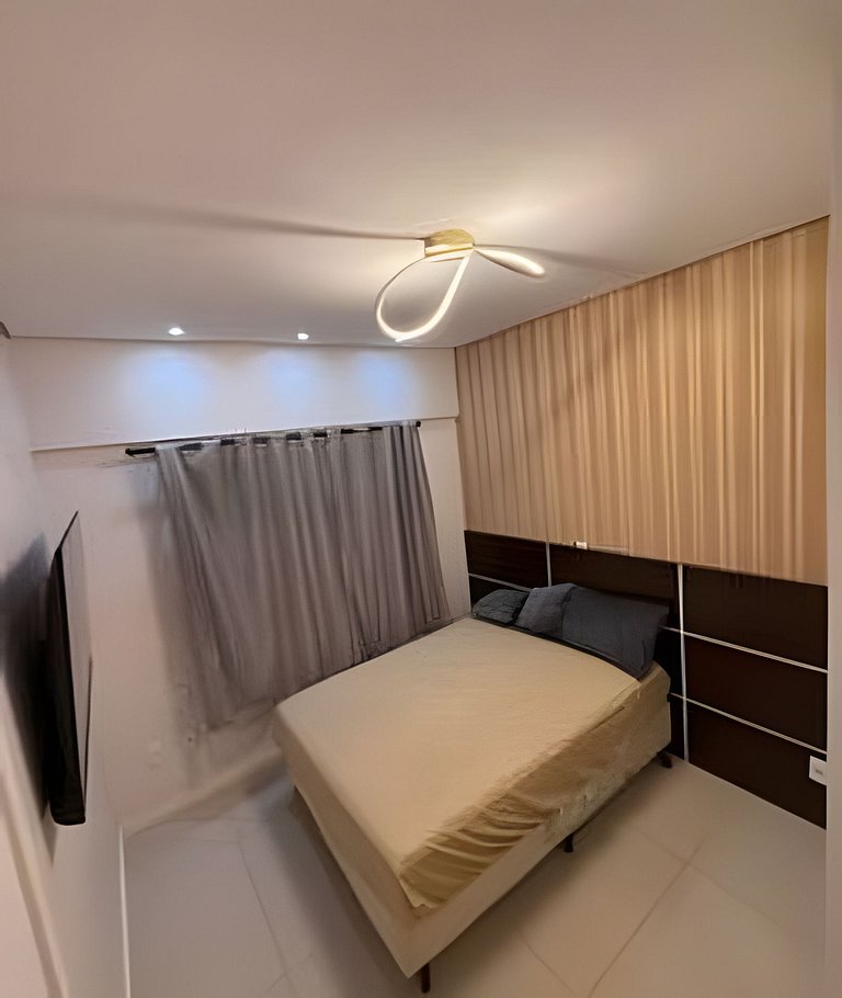 Apartamento 3 suítes Vista do Mar Com 2 Garagem