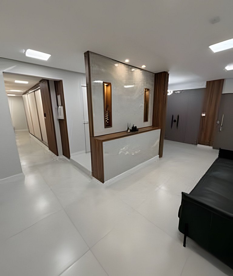 Apartamento 3 suítes Vista do Mar Com 2 Garagem